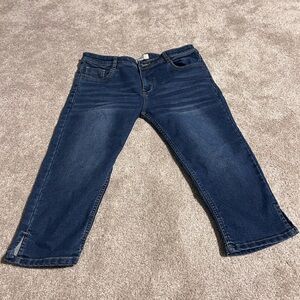 Wavelength Classic Blue Denim Crop Jeans Women’s Size 32
